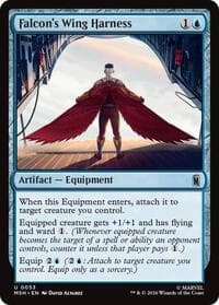 Falcon's Wing Harness - Marvel Super Heroes - Magic: The Gathering card