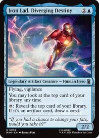 Iron Lad, Diverging Destiny - Marvel Super Heroes - Magic: The Gathering card