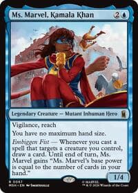 Ms. Marvel, Kamala Khan - Marvel Super Heroes - Magic: The Gathering card