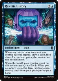 Rewrite History - Marvel Super Heroes - Magic: The Gathering card