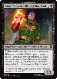 Baron Strucker, HYDRA Overlord - Marvel Super Heroes - Magic: The Gathering card