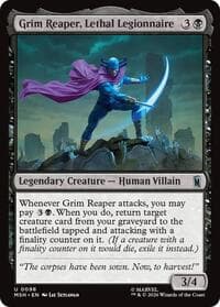 Grim Reaper, Lethal Legionnaire - Marvel Super Heroes - Magic: The Gathering card