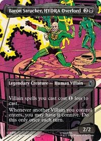 Baron Strucker, HYDRA Overlord (Borderless) - Marvel Super Heroes - Magic: The Gathering card