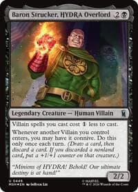 Baron Strucker, HYDRA Overlord (Surge Foil) - Marvel Super Heroes - Magic: The Gathering card