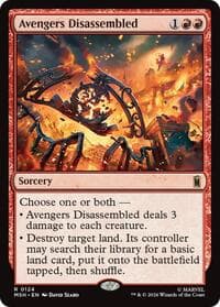Avengers Disassembled - Marvel Super Heroes - Magic: The Gathering card