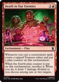 Death to Our Enemies - Marvel Super Heroes - Magic: The Gathering card