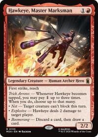 Hawkeye, Master Marksman - Marvel Super Heroes - Magic: The Gathering card