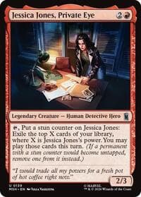 Jessica Jones, Private Eye - Marvel Super Heroes - Magic: The Gathering card