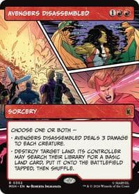 Avengers Disassembled (Borderless) - Marvel Super Heroes - Magic: The Gathering card