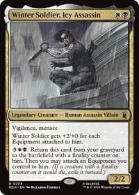 Winter Soldier, Icy Assassin - Marvel Super Heroes - Magic: The Gathering card