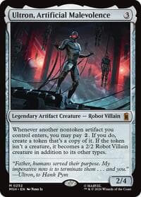 Ultron, Artificial Malevolence - Marvel Super Heroes - Magic: The Gathering card