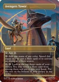 Avengers Tower (Borderless) - Marvel Super Heroes - Magic: The Gathering card