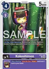 Kokeshimon - Digital World Shambala - Digimon Card Game card