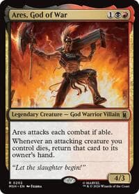 Ares, God of War - Marvel Super Heroes - Magic: The Gathering card