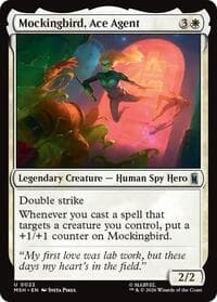 Mockingbird, Ace Agent - Marvel Super Heroes - Magic: The Gathering card