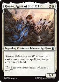 Quake, Agent of S.H.I.E.L.D. - Marvel Super Heroes - Magic: The Gathering card