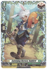 Satisfying Harvest, Rabbirit - D Promo Cards - Cardfight Vanguard card
