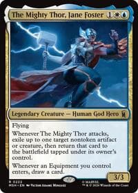 The Mighty Thor, Jane Foster - Marvel Super Heroes - Magic: The Gathering card
