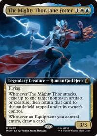 The Mighty Thor, Jane Foster (Extended Art) - Marvel Super Heroes - Magic: The Gathering card