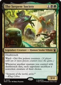 The Serpent Society - Marvel Super Heroes - Magic: The Gathering card