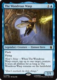 The Wondrous Wasp - Marvel Super Heroes - Magic: The Gathering card