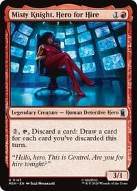 Misty Knight, Hero for Hire - Marvel Super Heroes - Magic: The Gathering card