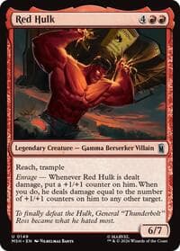 Red Hulk - Marvel Super Heroes - Magic: The Gathering card