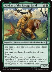 Ka-Zar of the Savage Land - Marvel Super Heroes - Magic: The Gathering card