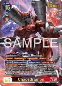Chaosdramon (Alternate Art) - Digital World Shambala - Digimon Card Game card