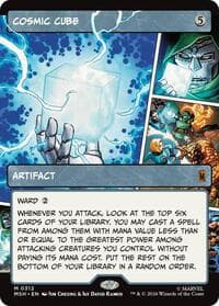 Cosmic Cube (Borderless) (0312) - Marvel Super Heroes - Magic: The Gathering card