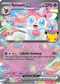 Sylveon ex - ME: 30th Celebration - Pokemon card