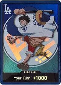 DON!! Card (LA Dodgers 2026 Promo) - One Piece Promotion Cards - One Piece Card Game card