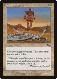 Path of Peace - Urza's Saga - Magic: The Gathering card