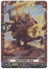 Lizard Soldier, Jisen - D Promo Cards - Cardfight Vanguard card