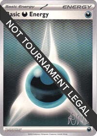 Basic Darkness Energy - 2025 (Riley McKay) - World Championship Decks - Pokemon card