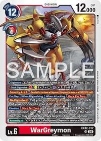 WarGreymon - Digital World Shambala - Digimon Card Game card