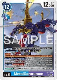 MetalGarurumon - Digital World Shambala - Digimon Card Game card
