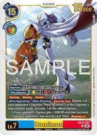 Omnimon - Digital World Shambala - Digimon Card Game card