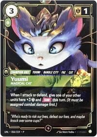 Yuumi, Magical Cat - Riftbound Organized Play Promotional Cards - Riftbound: League of Legends Trading Card Game card