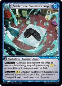 Sablemere, Warden's Grip - Proxia's Vault - Grand Archive TCG card