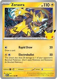Zeraora - ME: 30th Celebration - Pokemon card