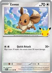 Eevee - ME: 30th Celebration - Pokemon card