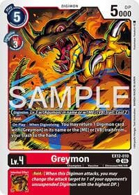 Greymon - Digital World Shambala - Digimon Card Game card