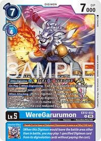 WereGarurumon - Digital World Shambala - Digimon Card Game card