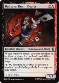 Bullseye, Death Dealer - Marvel Super Heroes - Magic: The Gathering card