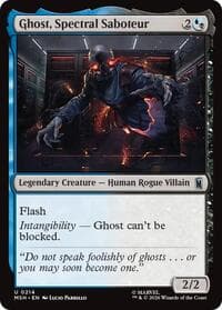 Ghost, Spectral Saboteur - Marvel Super Heroes - Magic: The Gathering card
