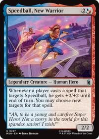Speedball, New Warrior - Marvel Super Heroes - Magic: The Gathering card