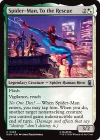 Spider-Man, To the Rescue - Marvel Super Heroes - Magic: The Gathering card