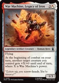 War Machine, Legacy of Iron - Marvel Super Heroes - Magic: The Gathering card