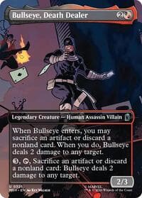 Bullseye, Death Dealer (Borderless) - Marvel Super Heroes - Magic: The Gathering card